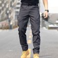 thumbnail image 1 of Men's Tactical Outdoor Pants Multi-Pocket Ripstop Stretch Work Cargo Pants, 1 of 8