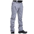 thumbnail image 1 of Men's Tactical Pants Ripstop Cargo Pants Plus Size Outdoor Work Climbing Hiking Trousers with Multi Pockets, 1 of 7