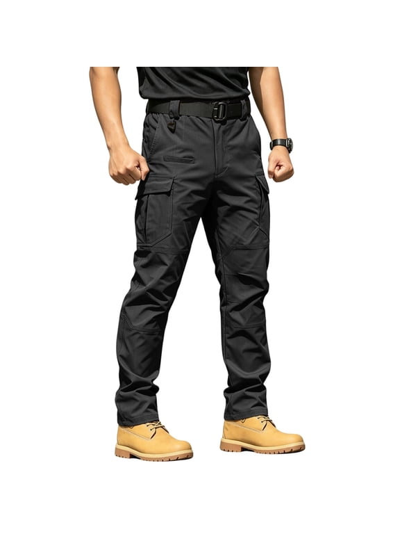 Men's Tactical Pants Stretch Ripstop Work Cargo Pants Work Trousers Breathable for Outdoor Work