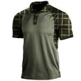 thumbnail image 1 of Men's Tactical Polo Shirts Camo Short Sleeve Collared Lightweight Quick Dry Golf Shirt Summer Camo Athletic Outdoors Tops, 1 of 2