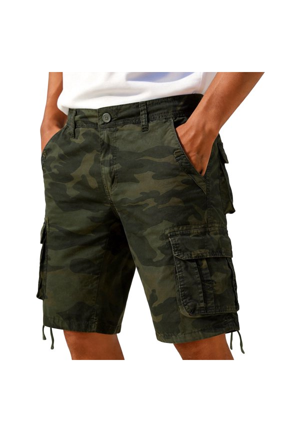 Men's Tactical Shorts, Water Resistant Ripstop Cargo Shorts, Lightweight EDC Work Hiking Shorts, Outdoor Apparel