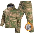 thumbnail image 1 of Men’s Tactical Uniforms Suit Winter Thermal Skiing Clothing Set Waterproof Softshell Jackets and Pants, 1 of 10