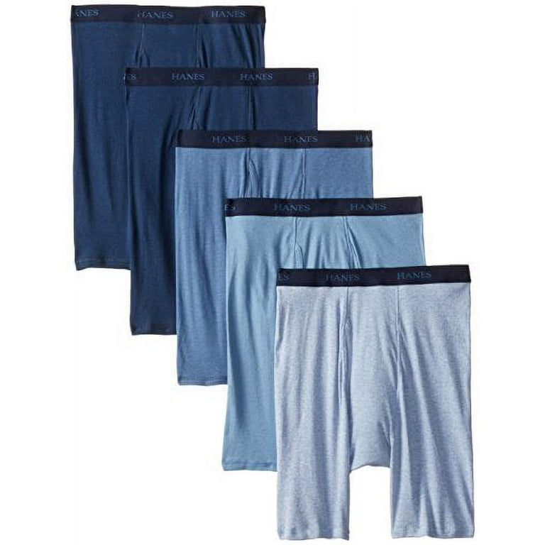 Hanes tagless long leg boxer briefs hot sale