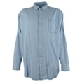 thumbnail image 1 of Men's Tahitian Twill Long Sleeve Woven Shirt MBl XXL, 1 of 4