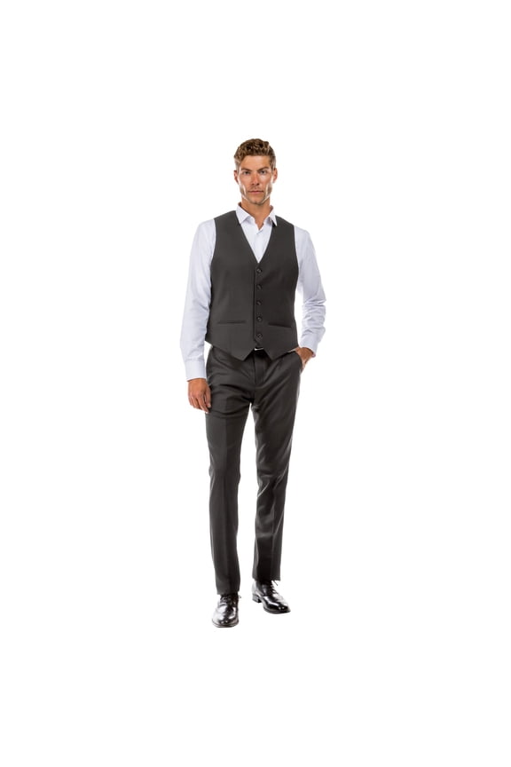 Men's Tailored-Fit Suits Separates Vest