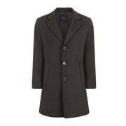 Men's Tailored Wool Blend Notch Collar Wool Blend Walker Car Coat Jacket