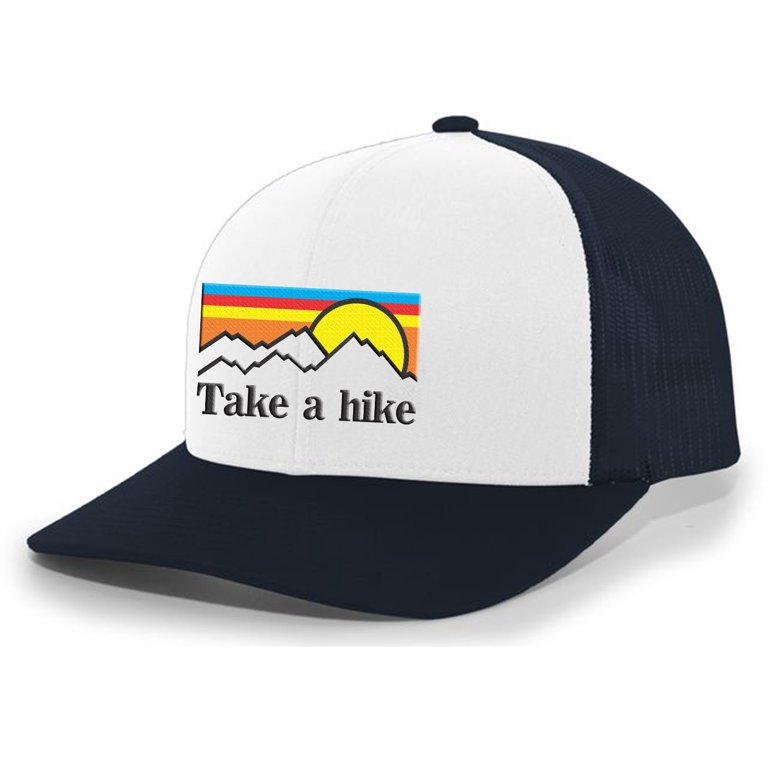 Mens Trucker Hats Classic Trail Hiking Hat Three Tone Trucker Hat