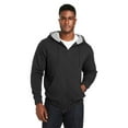 thumbnail image 1 of Men's Tall ClimaBloc™ Lined Heavyweight Hooded Sweatshirt - BLACK - 2XT, 1 of 3