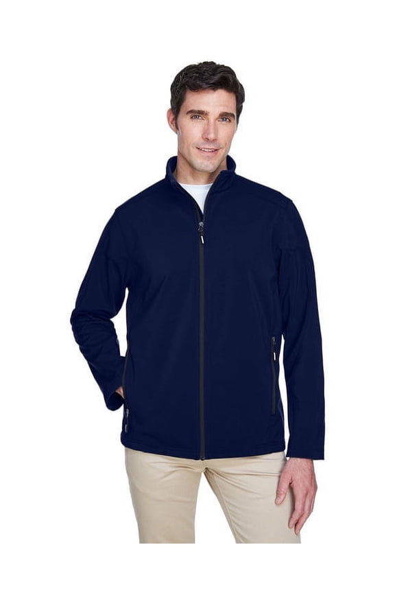 Men's Tall Cruise Two-Layer Fleece Bonded Soft&nbsp;Shell Jacket - CLASSIC NAVY - XLT