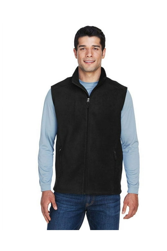 Men's Tall Journey Fleece Vest - BLACK - 2XT