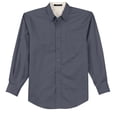 thumbnail image 1 of Men's Tall Long Sleeve Easy Care Shirt Steel Grey/ Light Stone 3X-Large Tall, 1 of 3