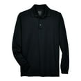 thumbnail image 1 of CORE365 88192T Men's Tall Pinnacle Performance Long Sleeve Piqué Polo-Black-6XLT, 1 of 5
