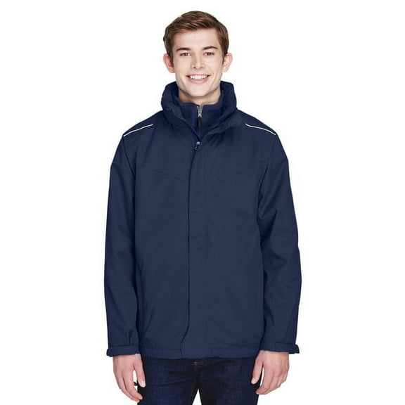 Men's Tall Region 3-in-1 Jacket with Fleece Liner - CLASSIC NAVY - XLT