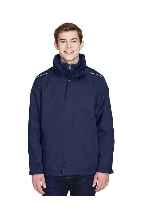 Men's Tall Region 3-in-1 Jacket with Fleece Liner - CLASSIC NAVY - XLT