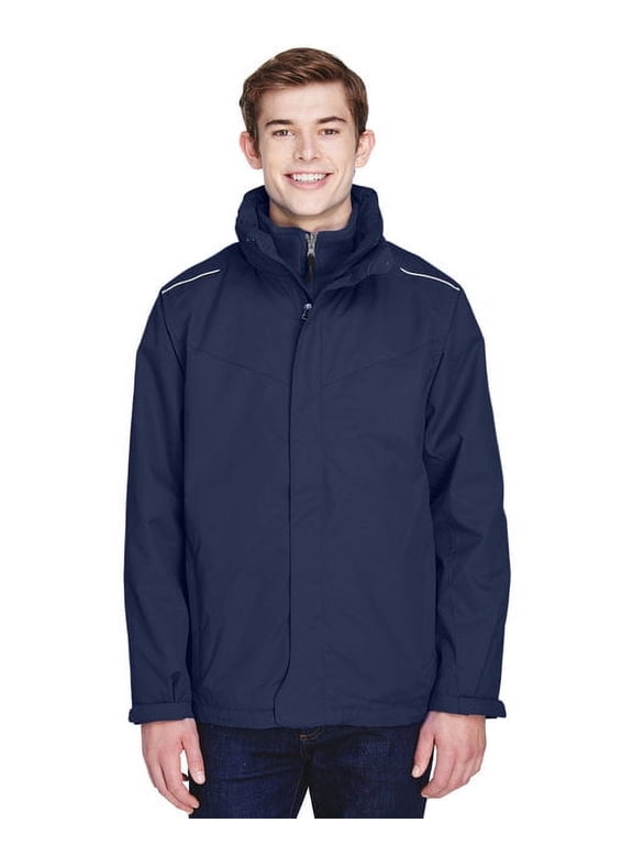 Men's Tall Region 3-in-1 Jacket with Fleece Liner - CLASSIC NAVY - XLT