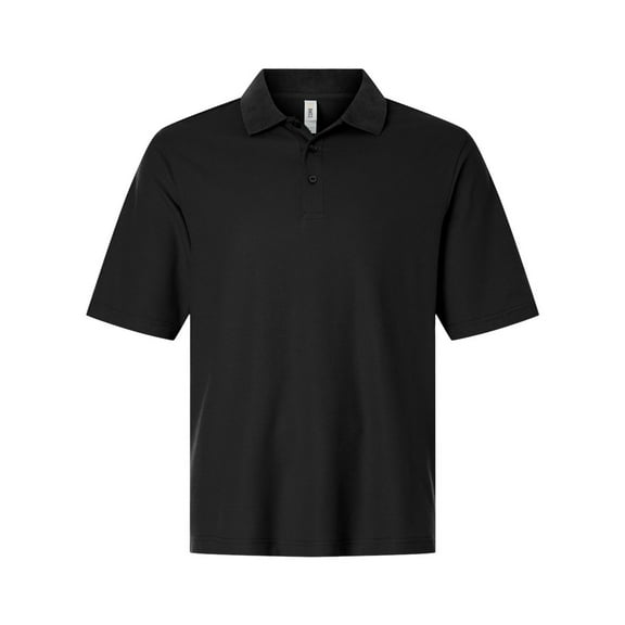 CORE365 CE106T Men's Tall Resolve CVC Performance Pique Polo-Black-LT