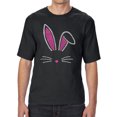 thumbnail image 1 of Men's Tall and Long Word Art T-shirt - Bunny Ears, 1 of 2