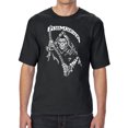 thumbnail image 1 of Men's Tall and Long Word Art T-shirt - Grim Reaper, 1 of 2