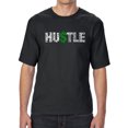thumbnail image 1 of Men's Tall and Long Word Art T-shirt - Hustle, 1 of 2