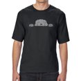 thumbnail image 1 of Men's Tall and Long Word Art T-shirt - Peeking Dog, 1 of 2