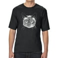 thumbnail image 1 of Men's Tall and Long Word Art T-shirt - Siamese Cat, 1 of 2