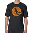 thumbnail image 1 of Men's Tall and Long Word Art T-shirt - Spooky Witch, 1 of 2