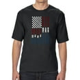 thumbnail image 1 of Men's Tall and Long Word Art T-shirt - Support our Troops, 1 of 2