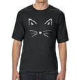 thumbnail image 1 of Men's Tall and Long Word Art T-shirt - Whiskers, 1 of 2