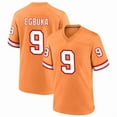 thumbnail image 1 of Men's Tampa Bay Egbuka 9 Orange Stitched T-Shirts Sports Player Game Top, XX-Large, 1 of 1