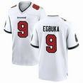 thumbnail image 1 of Men's Tampa Bay Egbuka 9 White Stitched T-Shirts Sports Player Game Top, Small, 1 of 1