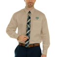 thumbnail image 1 of Men's Tan Ohio Bobcats Wicked Woven Long Sleeve Button-Down Shirt, 1 of 1