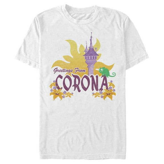Men's Tangled Greetings from Corona  Graphic T-Shirt