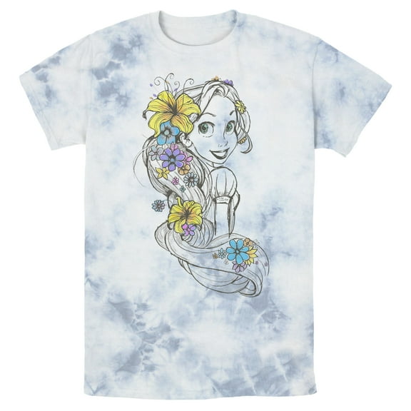 Men's Tangled Rapunzel Flowers Graphic T-Shirt