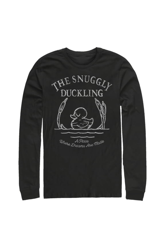 Men's Tangled Snuggly Duckling Motto Long Sleeve Shirt