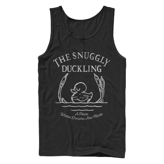 Men's Tangled Snuggly Duckling Motto  Tank Top