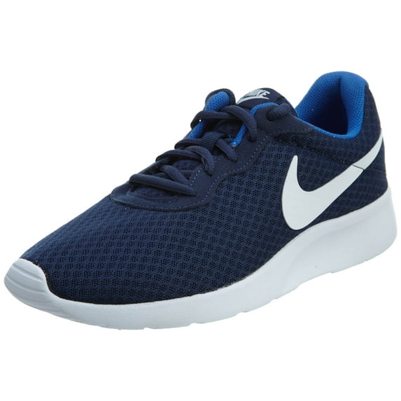 Nike Mens Tanjun Running Sneaker (12 D US, Midnight Navy/White Game Royal)