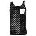 thumbnail image 1 of Men's Tank Top Athletic Fitness Casual AOP Pattern Athletic Sleeveless T-Shirt, Black, XL, 1 of 5