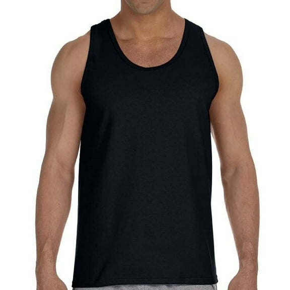 Men's Tank Top Gildan Cotton Sleeveless Sport Shirts - S M L XL 2XL - Tank Top Undershirt Gift for Mens Tshirts Tee