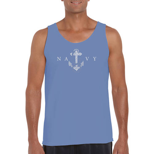 Men's Tank Top - Lyrics To Anchors Aweigh