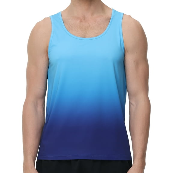 Men's Tank Top Sleeveless Shirt for Men Lightweight Quick Dry Athletic Gym Workout Muscle Shirts