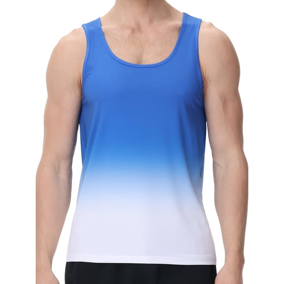 Men's Tank Top Sleeveless Shirt for Men Lightweight Quick Dry Athletic Gym Workout Muscle Shirts