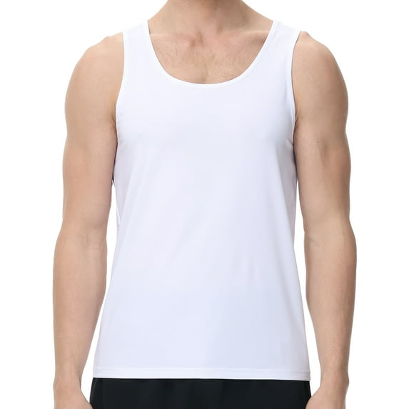 Men's Tank Top Sleeveless Shirt for Men Lightweight Quick Dry Athletic Gym Workout Muscle Shirts