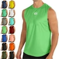 thumbnail image 1 of Men's Tank Top Summer Fashionable Men's Round neck Solid Color Mesh Drying Sleeveless Top Workout Gym Shirts Regular Fit Undershirt, 1 of 7