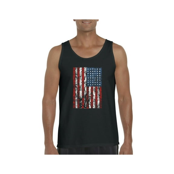 Men's Tank Top for Men - American Flag 4th of July