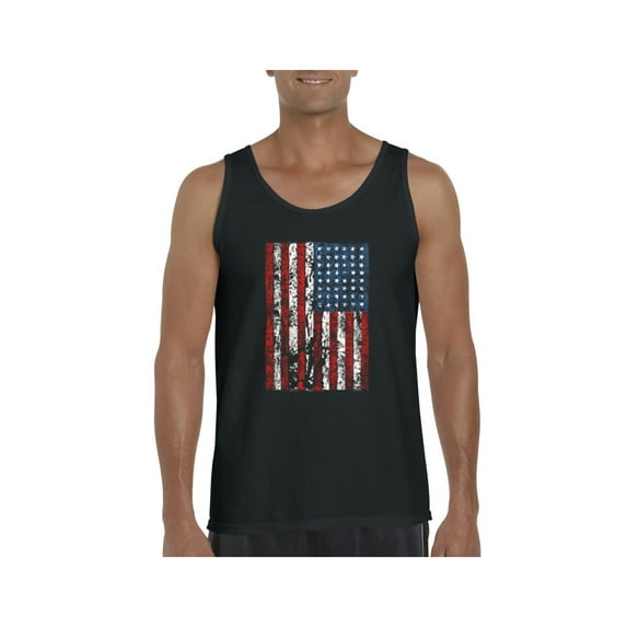 Men's Tank Top for Men - American Flag 4th of July