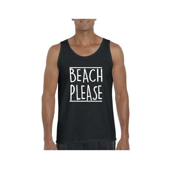 Men's Tank Top for Men - Beach Please