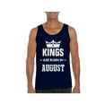 thumbnail image 1 of Men's Tank Top for Men - Birthday Gift Kings Are Born In August, 1 of 5