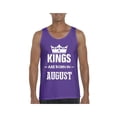 thumbnail image 1 of Men's Tank Top for Men - Birthday Gift Kings Are Born In August, 1 of 5