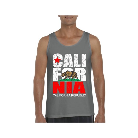 Men's Tank Top for Men - California Cali