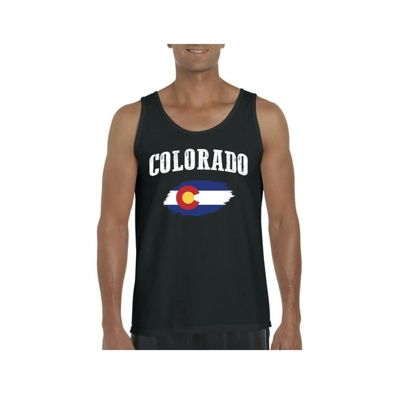 Men's Tank Top for Men - Colorado Flag